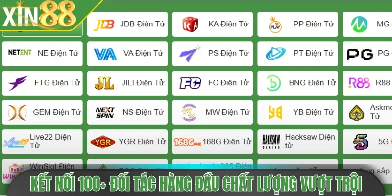 Kết nối 100+ đối tác hàng đầu chất lượng vượt trội
